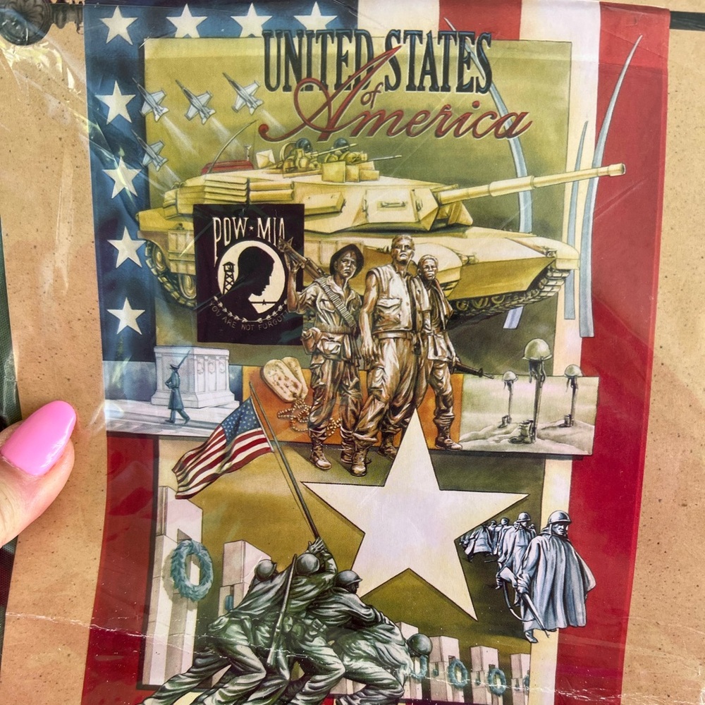 Brand new Veterans flag